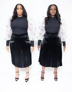 “SHeo” Pleated Skirt